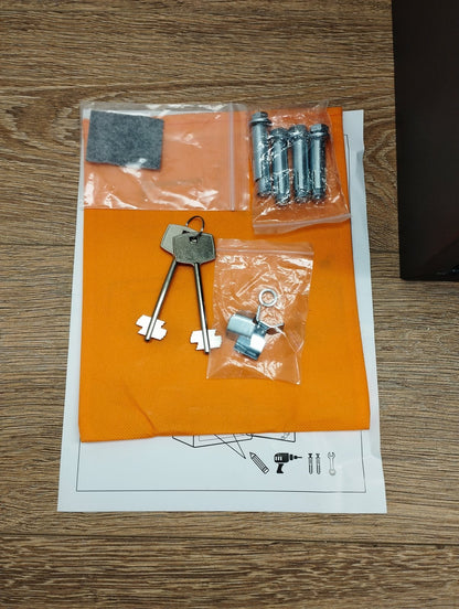 Brihard Business Tresor Safe mit Schlüssel-Schloss 60L