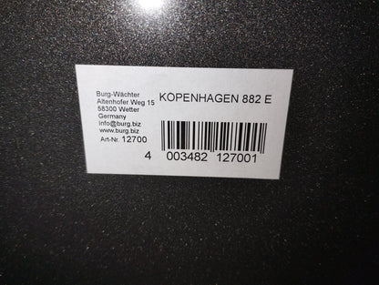 BURG-WÄCHTER Kopenhagen 882 E Briefkasten Stahl DIN C4 Wandmontage Alteisen
