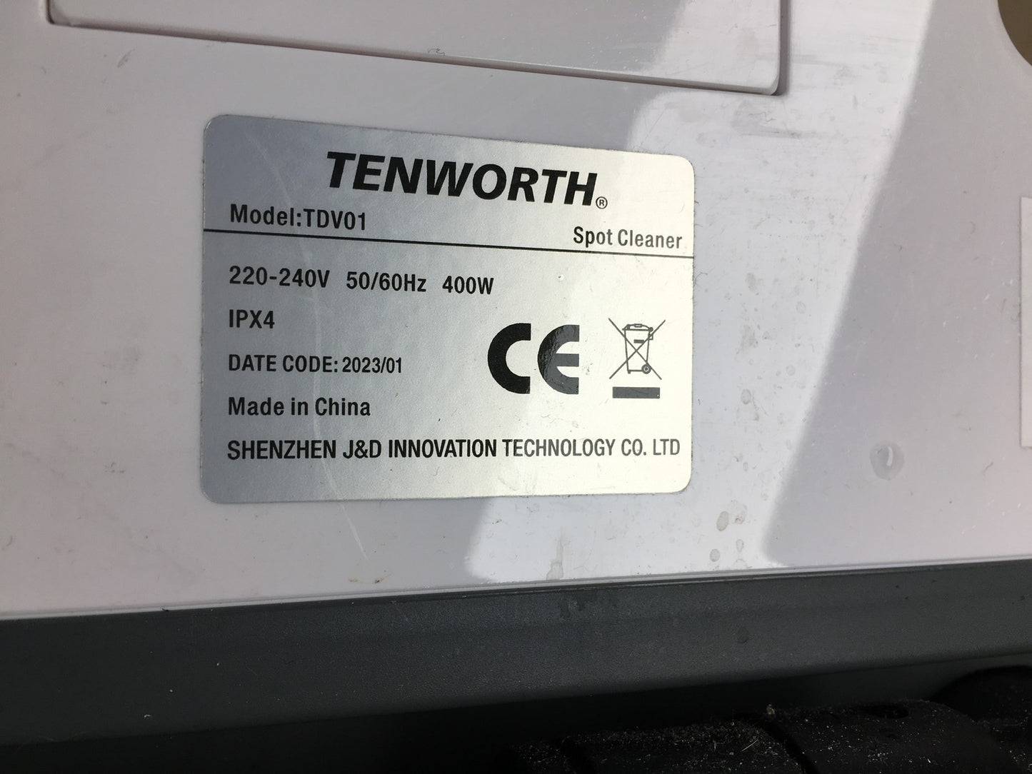 TENWORTH TDV01Waschsauger, Polsterreiniger, Teppichreiniger, 400W, I36247