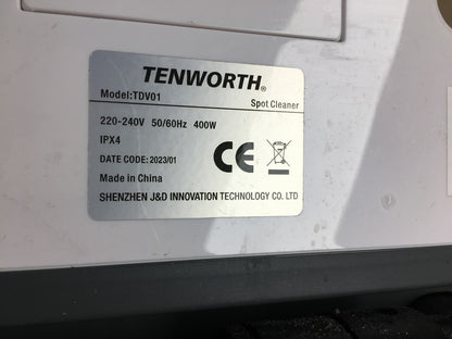TENWORTH TDV01Waschsauger, Polsterreiniger, Teppichreiniger, 400W, I36247