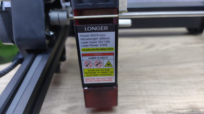 LONGER Ray5 mini Lasergraviermaschine, 3,5 W Laserleistung, I39570
