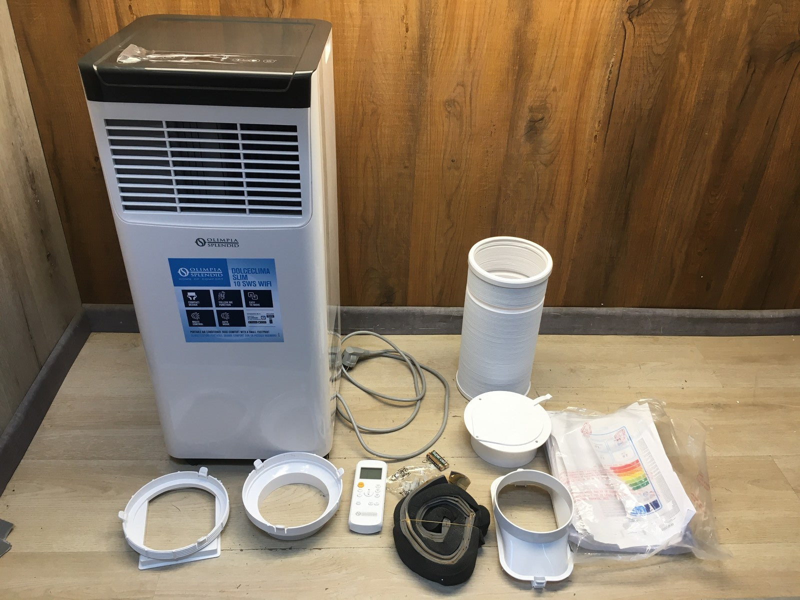 Olimpia Splendid Dolceclima Slim 10 SWS Wifi Tragbare Klimaanlage 10.000 BTU