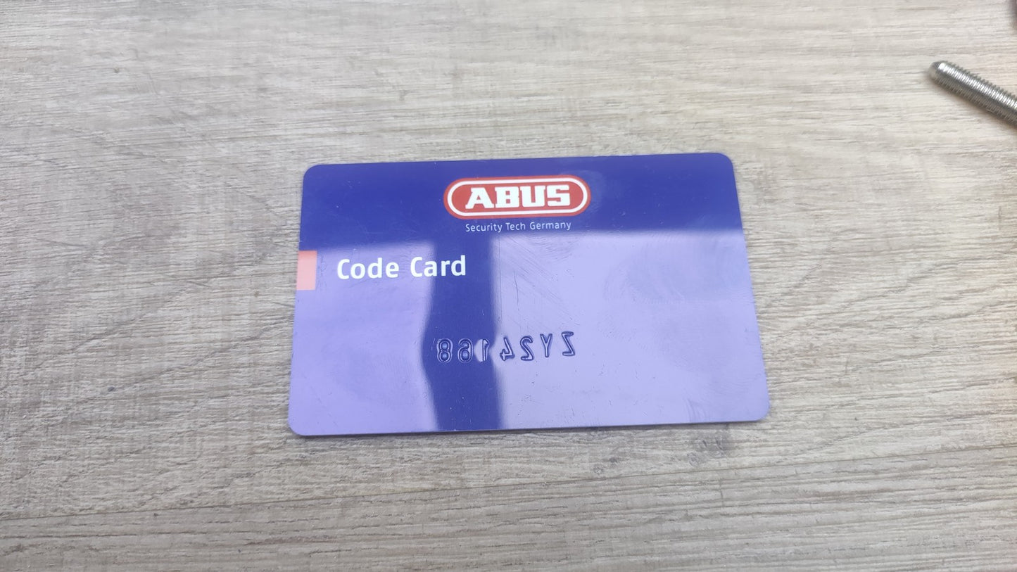 ABUS Profil-Zylinder D6X mit Codekarte und 5 Schlüsseln, I39237