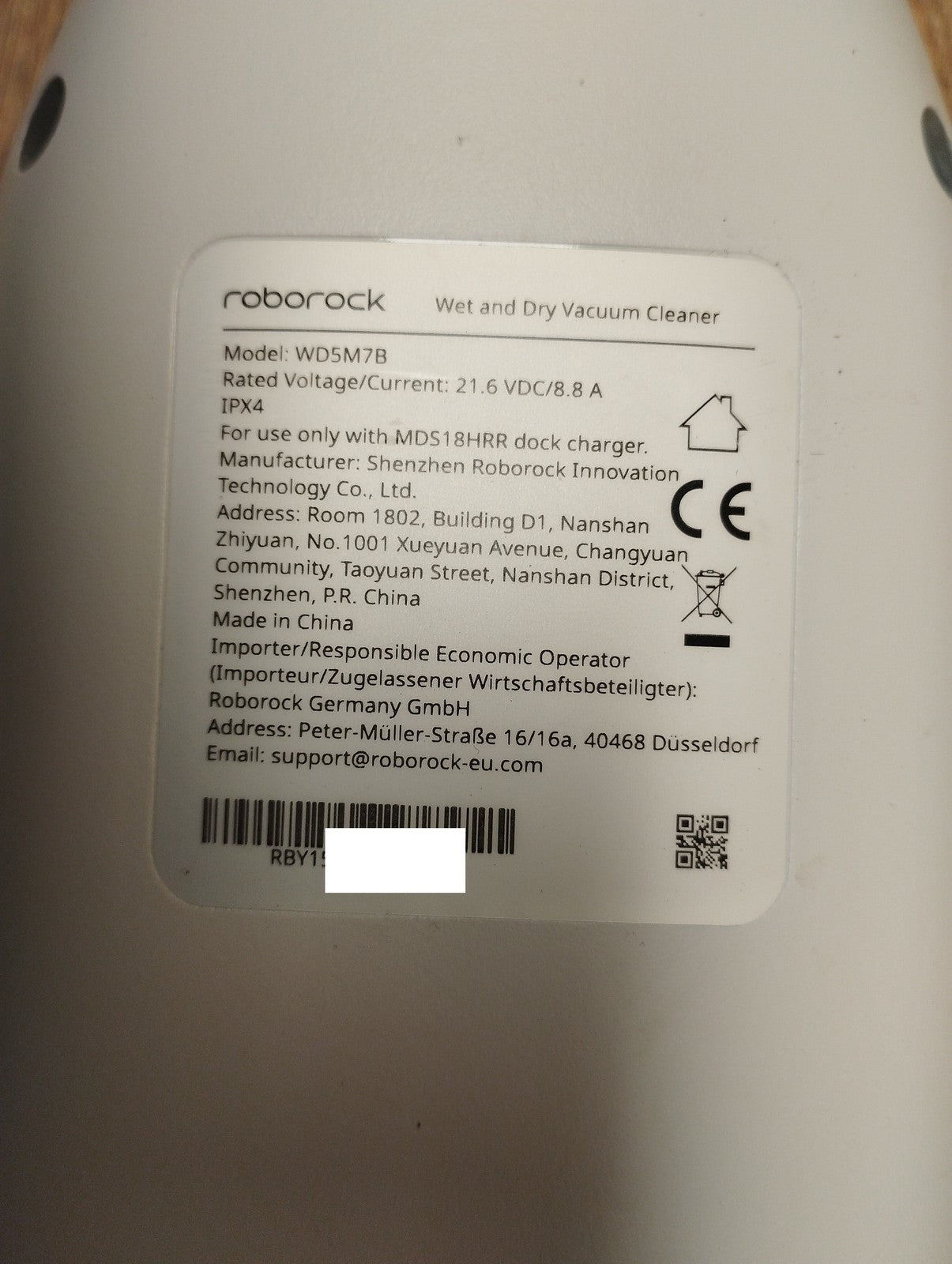 roborock F25 GT Nass-/Trockensauger WD5M7B, I39909