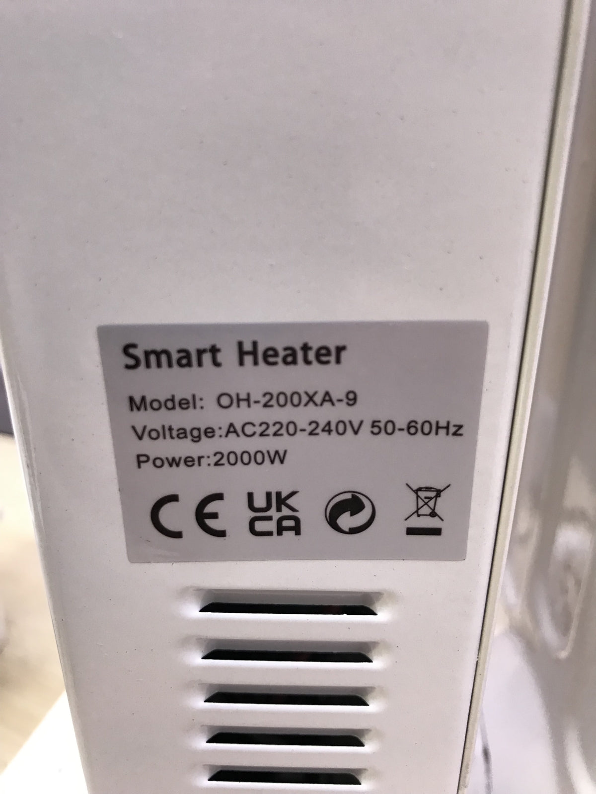 Acelectronic OH-200XA-9 Ölradiator 2000W mit Fernbedienung, I26025