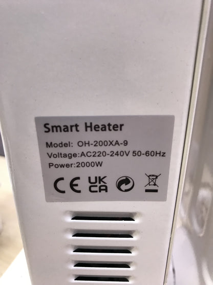 Acelectronic OH-200XA-9 Ölradiator 2000W mit Fernbedienung, I26025