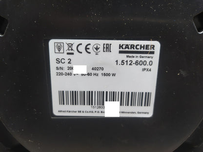 Kärcher Dampfreiniger SC 2 (1.512-600.0), 1500W, I37785