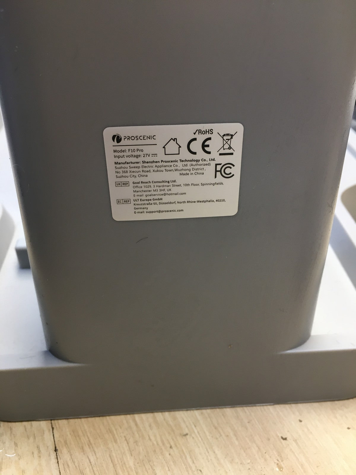 Proscenic F10 Pro Nass-/Trockensauger, I36027