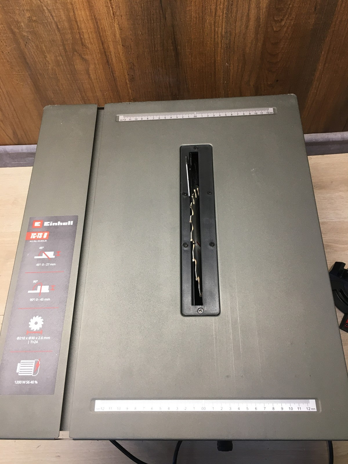 Einhell Tischkreissäge TC-TS 8 (4340426), 1200 Watt, 45 mm Schnitthöhe, I37181