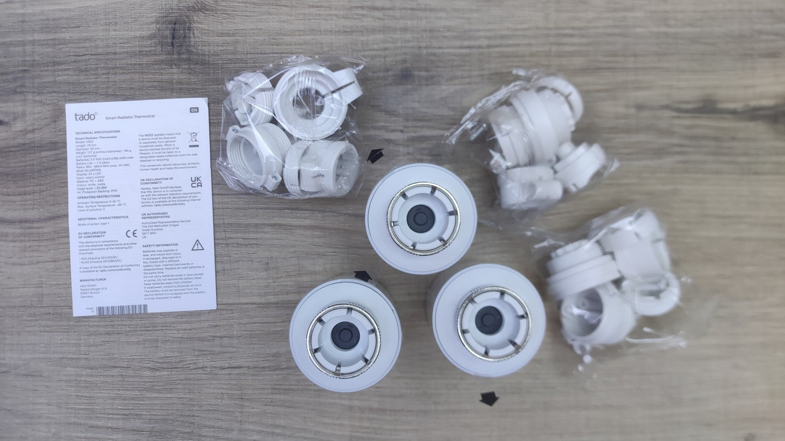 tado° smartes Heizkörperthermostat 3er-Pack, I38680