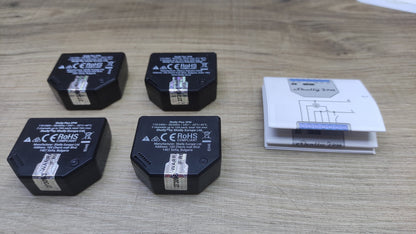 Shelly Plus 2PM Wlan & Bluetooth 2 Kanäle Smart Relais Schalter, 4 Stück, I38734
