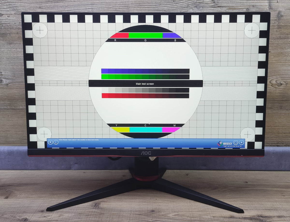 AOC 24G2SPU/BK Monitor 23.8" FHD 1920x1080 VGA HDMI DP Adaptive Sync 165Hz 1ms