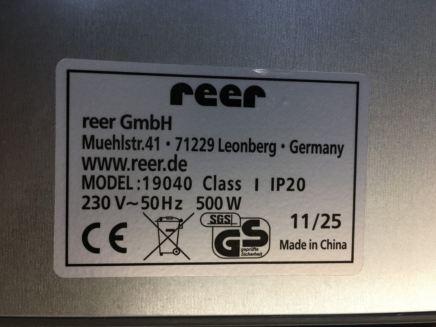 reer EasyHeat Wickeltisch-Wärmestrahler 19040 Wand-Heizstrahler I36608