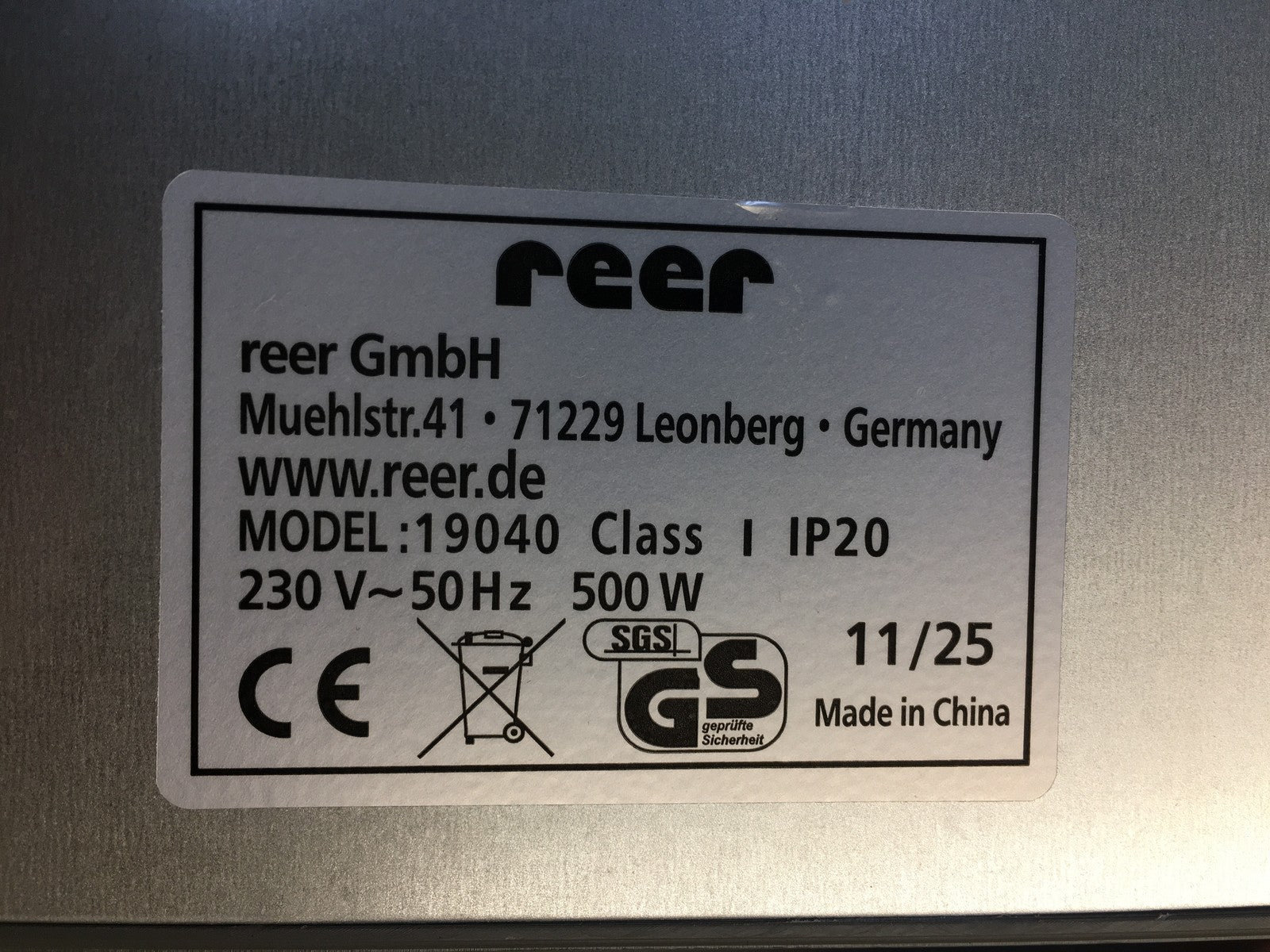 reer EasyHeat Wickeltisch-Wärmestrahler 19040 Wand-Heizstrahler I36608