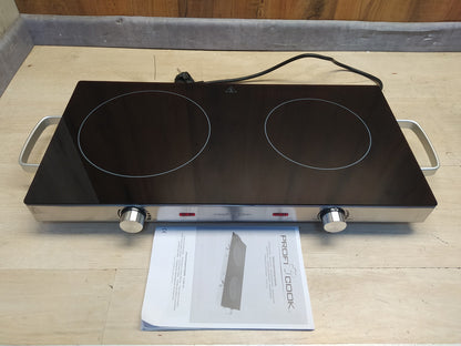 ProfiCook PC-DKP 1211 Infrarot-Doppelkochplatte, I39043