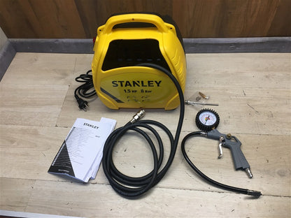 Stanley AirKit Kompressor 1100W 230V inkl. Schlauch und Pistole I40742