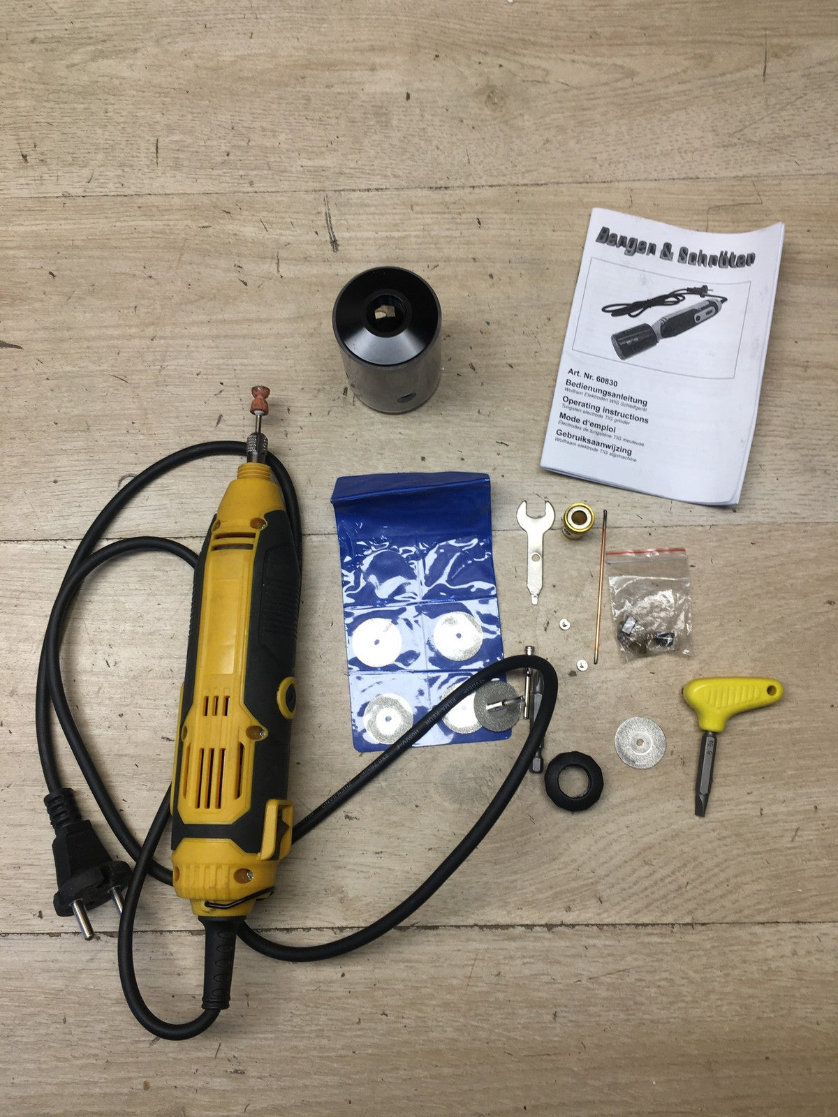 Berger & Schröter 60830 Wolfram Elektroden WIG Schleifgerät, I38177