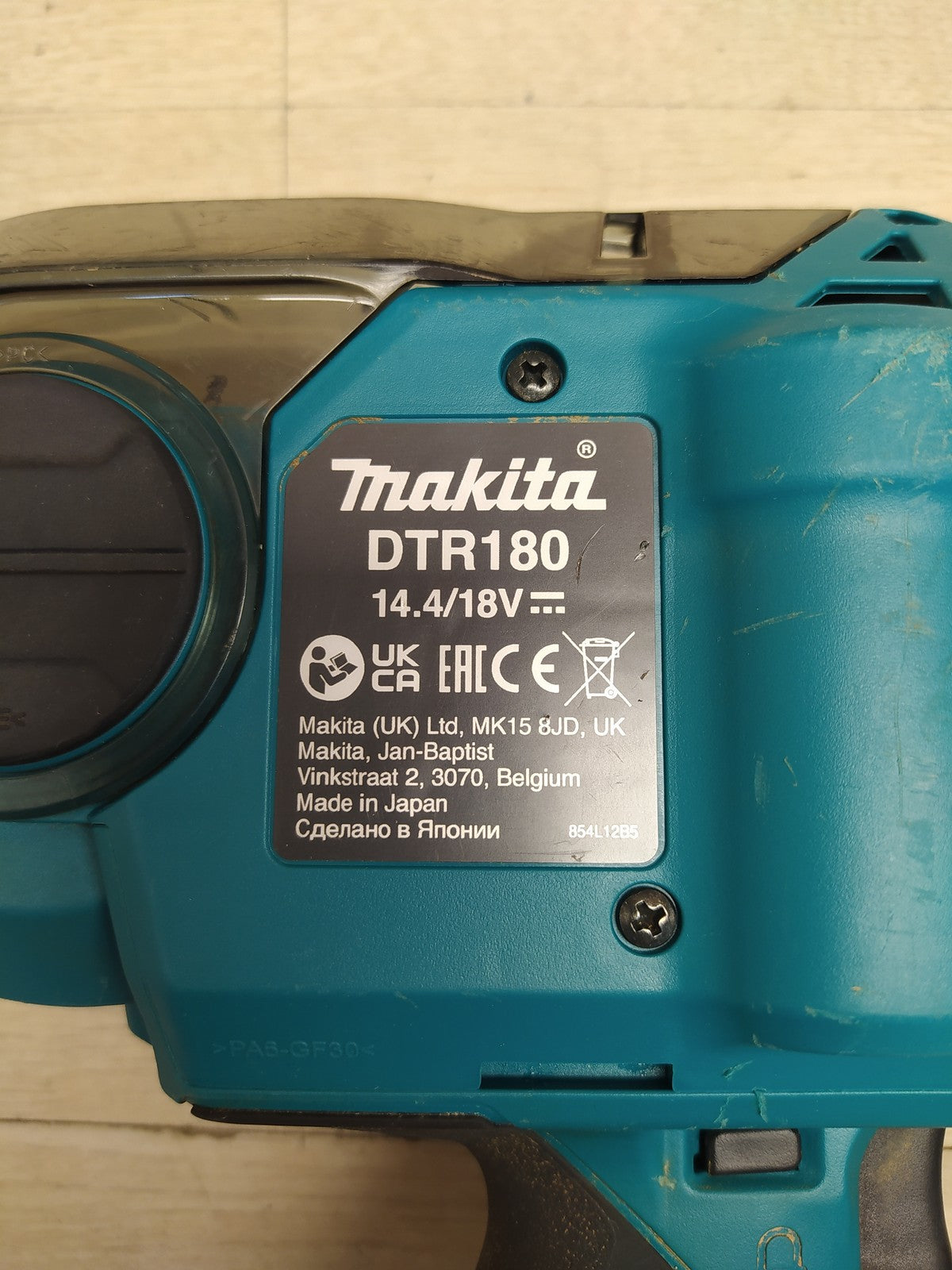 Makita DTR180ZJ Akku-Bewehrungsverbinder 18,0V SOLO, I38569
