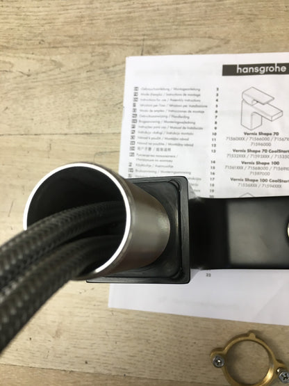Hansgrohe Vernis Shape Waschtischarmatur 71567670, Wasserhahn, schwarz, I38390