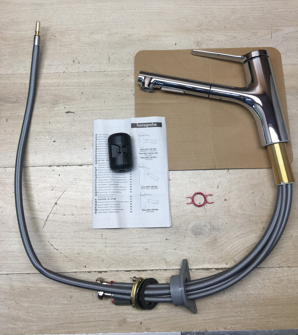 hansgrohe Zesis M33 Küchenarmatur 74800000, ausziehbar, Wasserhahn, I40775