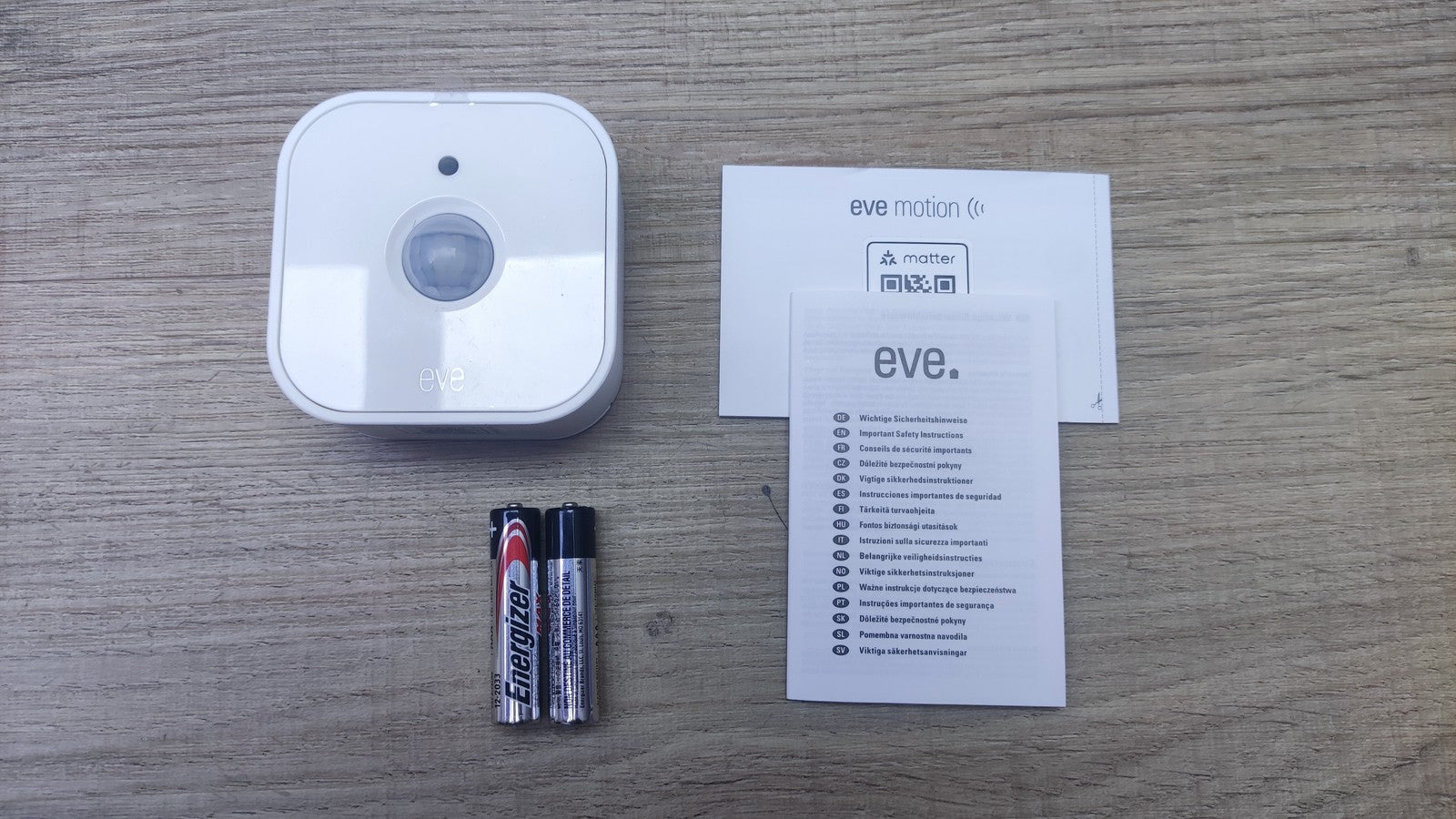 Eve Motion (Matter) Bewegungssensor mit Lichtsensor, I37496