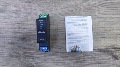 Shelly Pro 2PM Wlan, LAN & Bluetooth 2-Kanal-Smart-Relais-Schalter, I37330