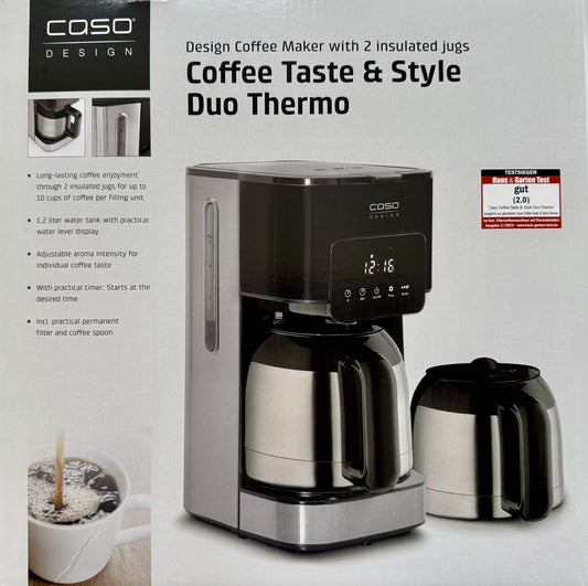 Caso MD-258BT Kaffeemaschine mit 2 Isolierkannen, I39592