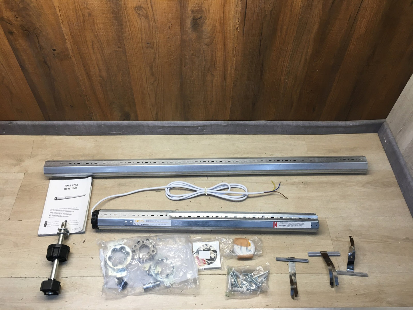 Somfy RMS 1700 io-Funk Motorisierungskit für Rollladen 1245874, I38618