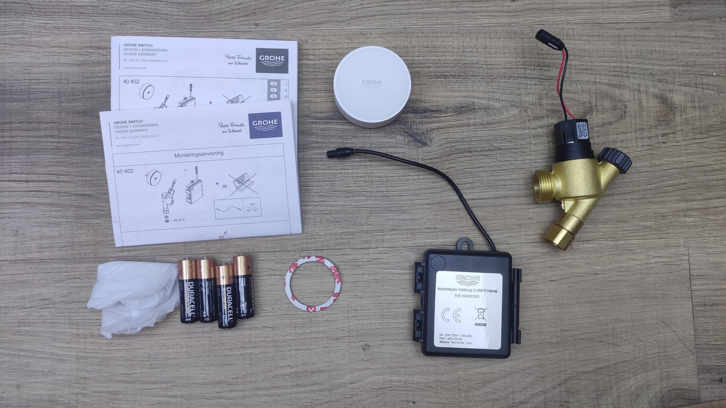 GROHE Switch Batteriebetriebenes Absperrventil für Geschirrspüler, I35127