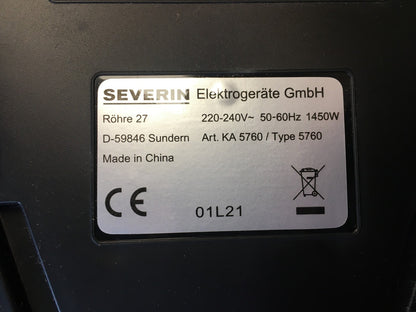 SEVERIN KA 5760 Filterkaffeemaschine, 1450W, I39012
