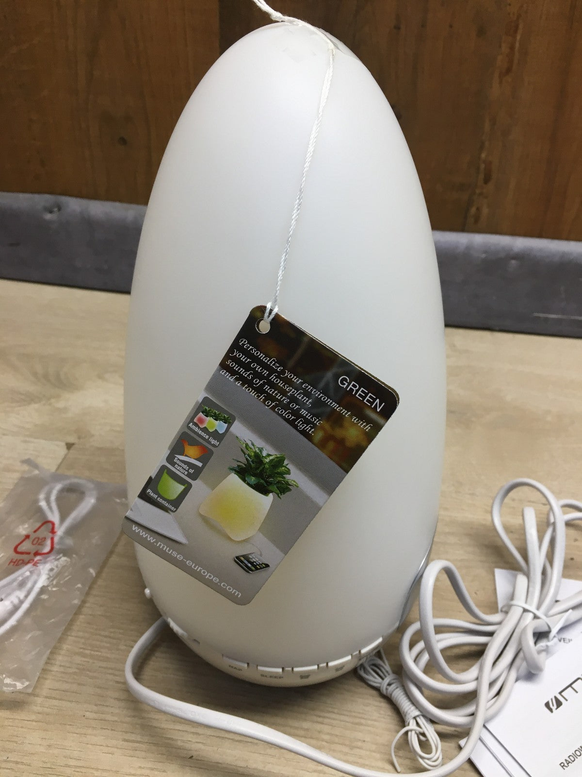 Muse Wecker mit LED Licht ML-30CR, I36578