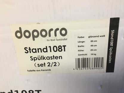doporro Stand 108T Spülkasten weiß, I38451