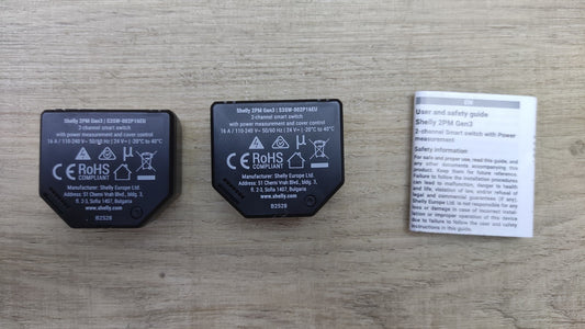 Shelly 2PM Gen3 WLAN Smart Relais Schalter (2 Stück), I39689