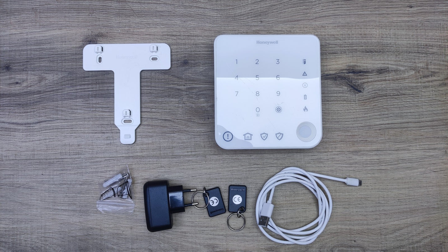 Honeywell Home Security Funk-Alarmanlagen Starter-Set HS330S, weiß,  I36416