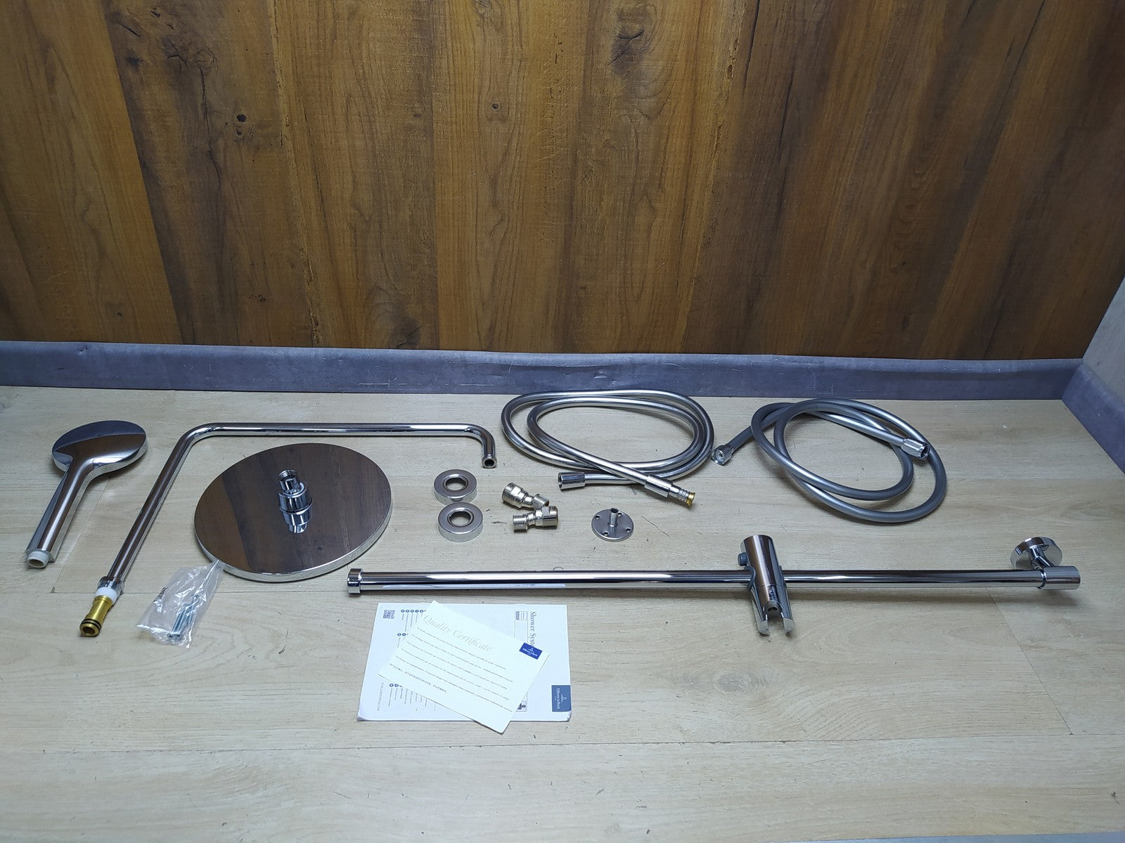 Villeroy & Boch TVS109002UK061 Duschsystem ohne Thermostat 3 Strahlarten, I35273