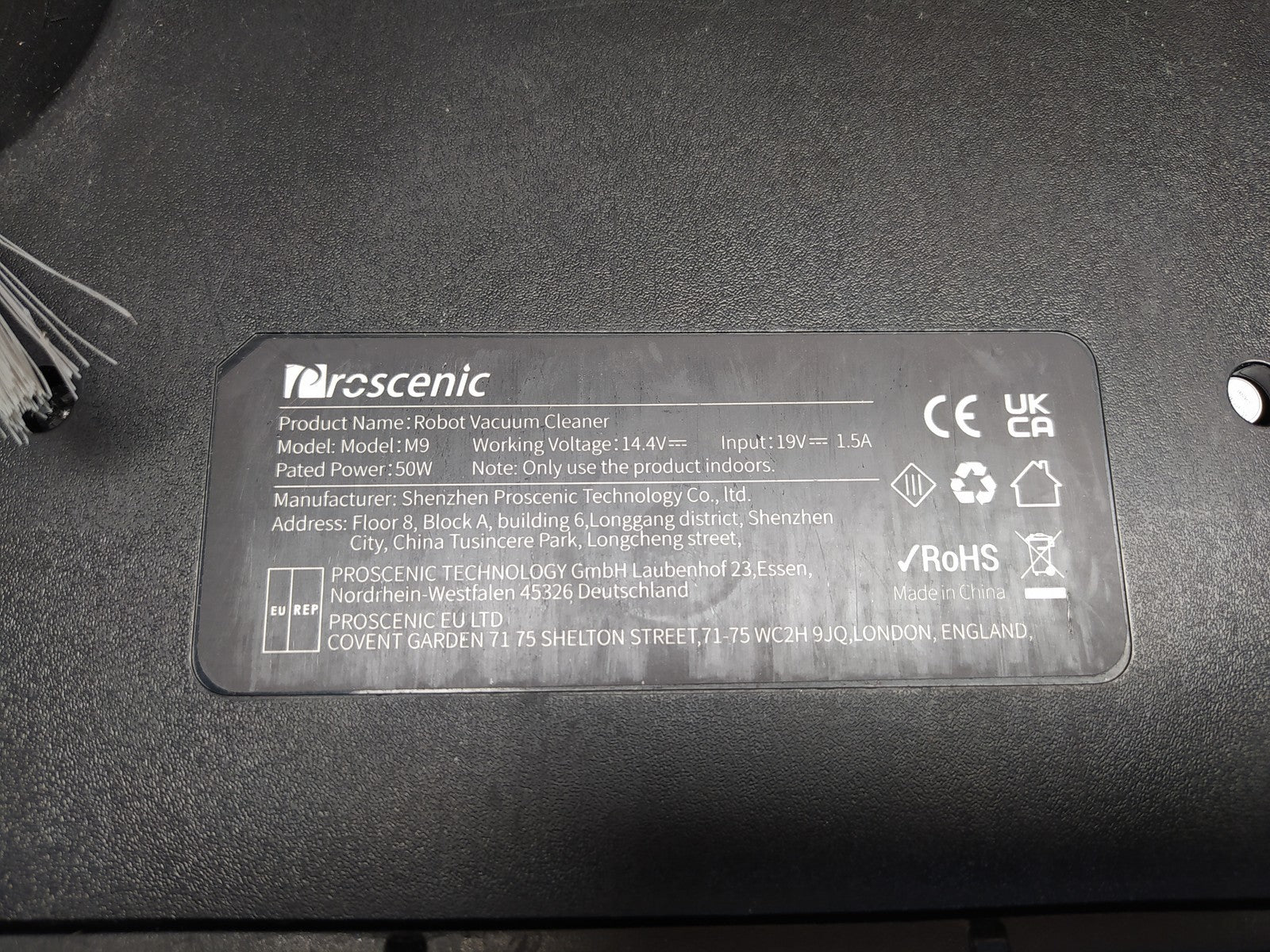 Proscenic M9 Saugroboter mit Wischfunktion, Absaugstation, I36431