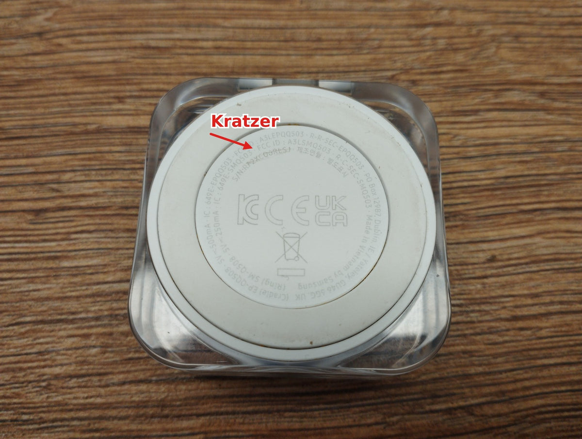 Samsung Galaxy Ring Smart Ring mit Titan-Gehäuse SM-Q508 Größe 8 Titanium Silver