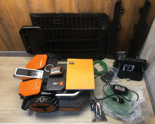 WORX Landroid Vision M550 Mähroboter ohne Begrenzungskabel WR205E, I38793