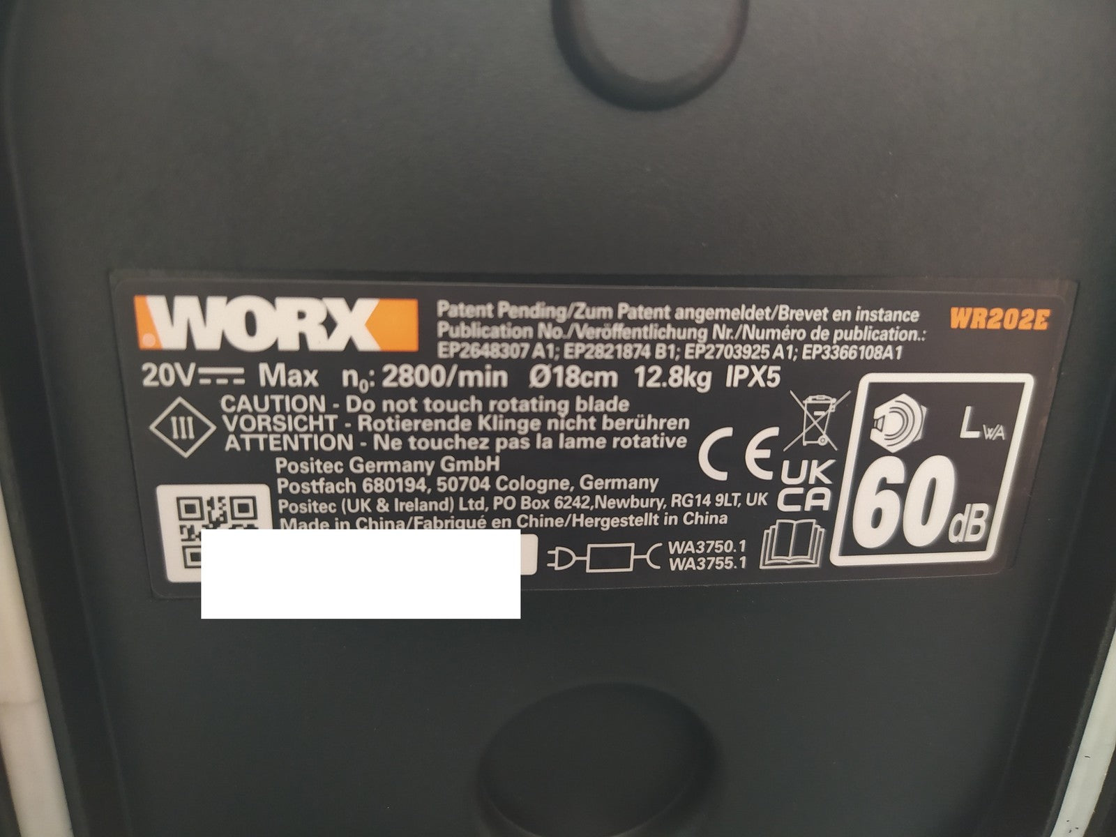 WORX Landroid Vision S250 Mähroboter ohne Begrenzungskabel WR202E, I37842