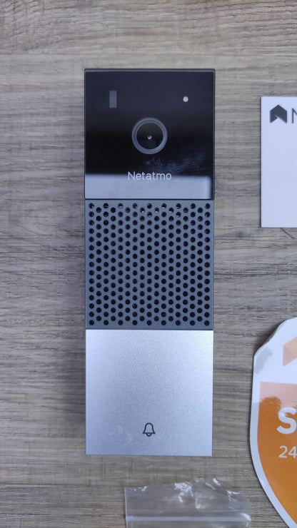 Netatmo Smarte Video-Türklingel mit Kamera, WLAN, 2-Wege-Audio, I34607