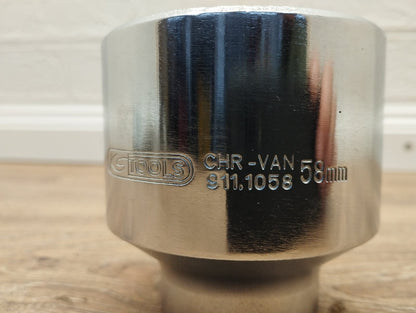 KS TOOLS 58 mm Sechskant-Stecknuss 911.1058