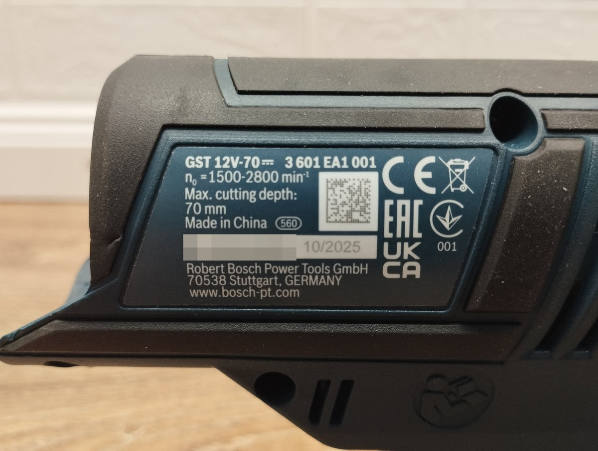 Bosch Professional GST 12V-70 Akku-Stichsäge 3 601 EA1 001 ohne Akku inkl L-Boxx