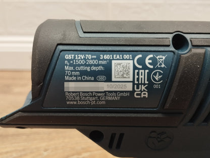 Bosch Professional GST 12V-70 Akku-Stichsäge 3 601 EA1 001 ohne Akku inkl L-Boxx