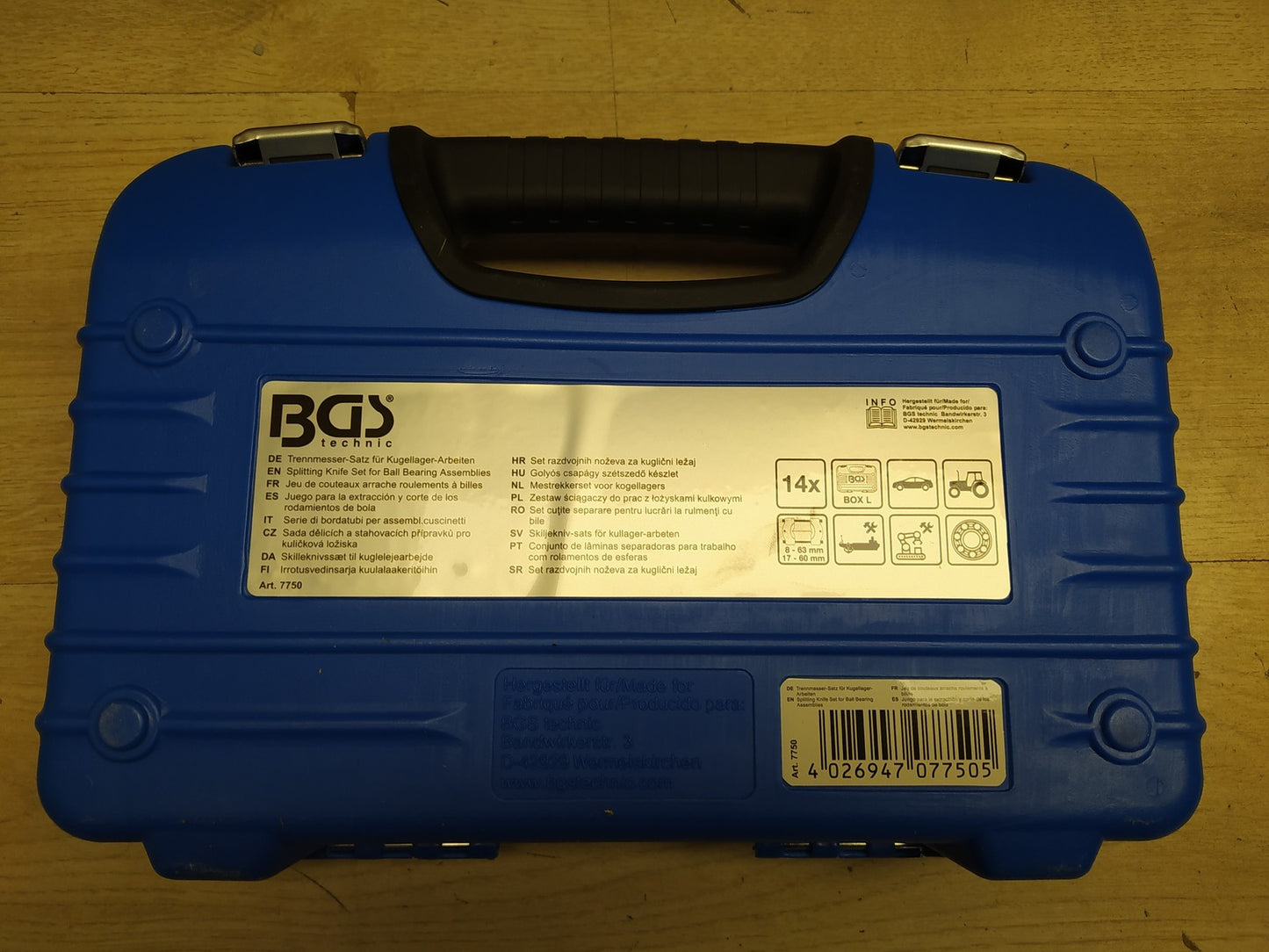 BGS 7750 Trennmesser-Satz für Kugellager-Arbeiten, I37926