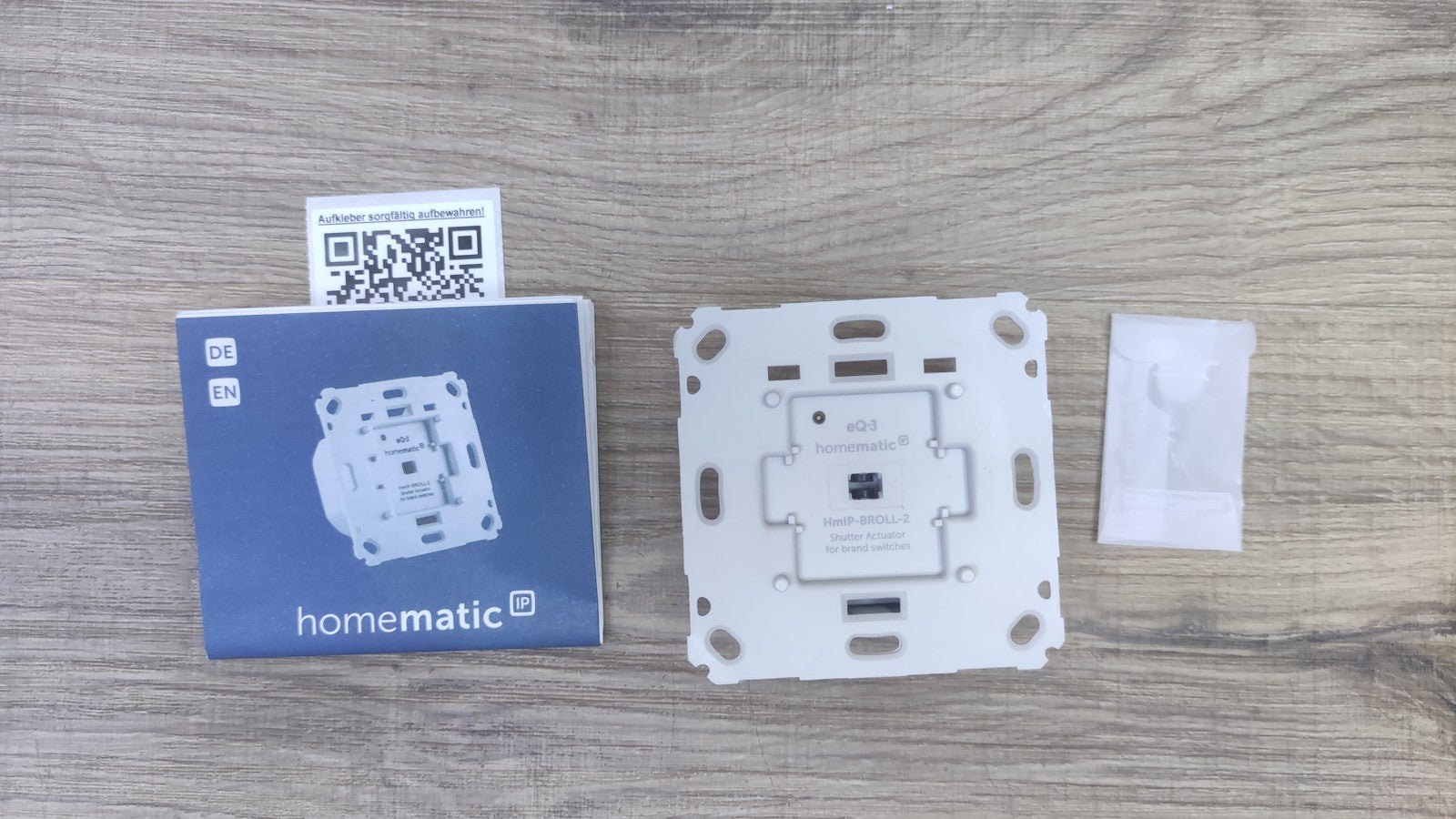 Homematic IP Rollladenaktor für Markenschalter HmIP-BROLL-2 151322A0, I38821