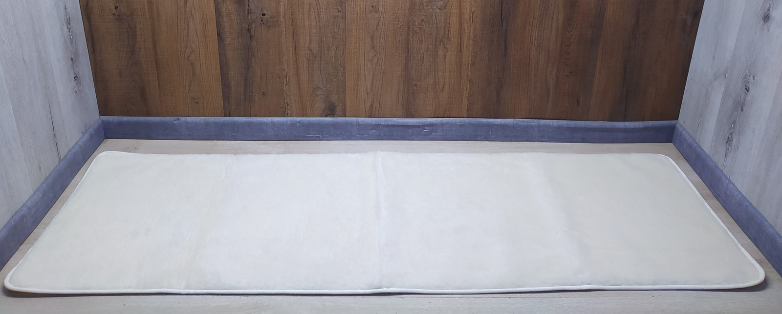 Schurwoll Sessel-/Sofaläufer Natur aus 100% Schurwolle 160 x 50 cm I36630