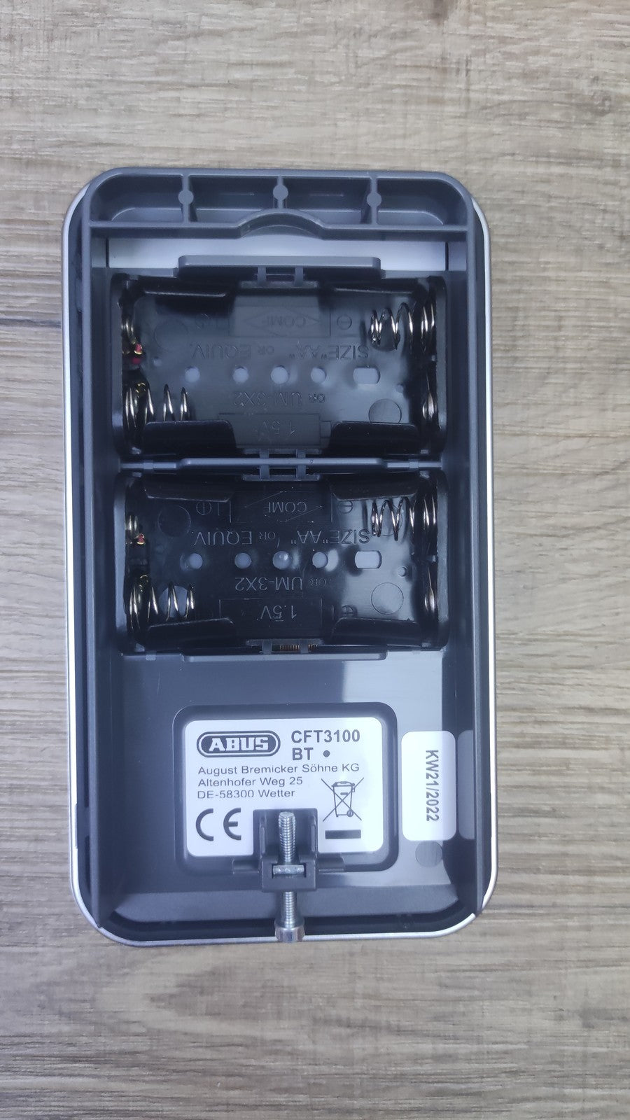 ABUS Bluetooth-Tastatur HomeTec Pro CFT 3100 BT silber, I39059