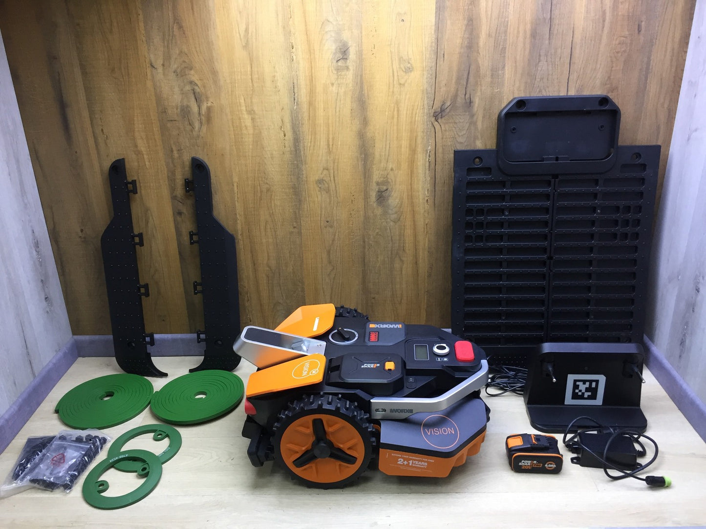 WORX Landroid Vision M800 Mähroboter ohne Begrenzungskabel WR208E.1, I33551