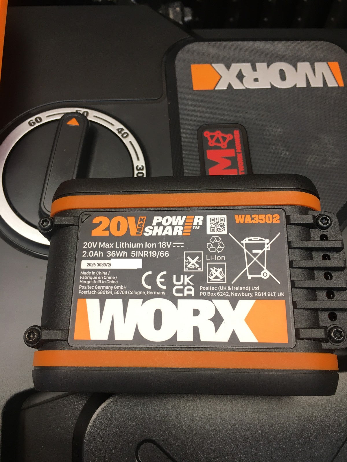 WORX Landroid Vision M550 Mähroboter ohne Begrenzungskabel WR205E, I38220
