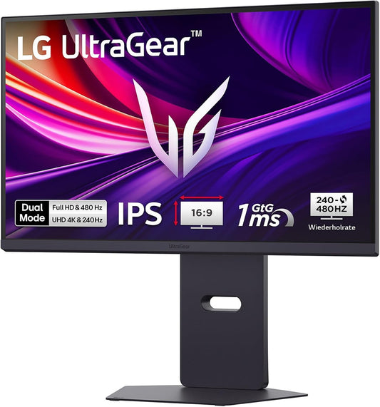 LG UltraGear 27G850A-B 4K Monitor 27" UHD 3840x2160 Nano IPS NVIDIA G-Sync 480Hz